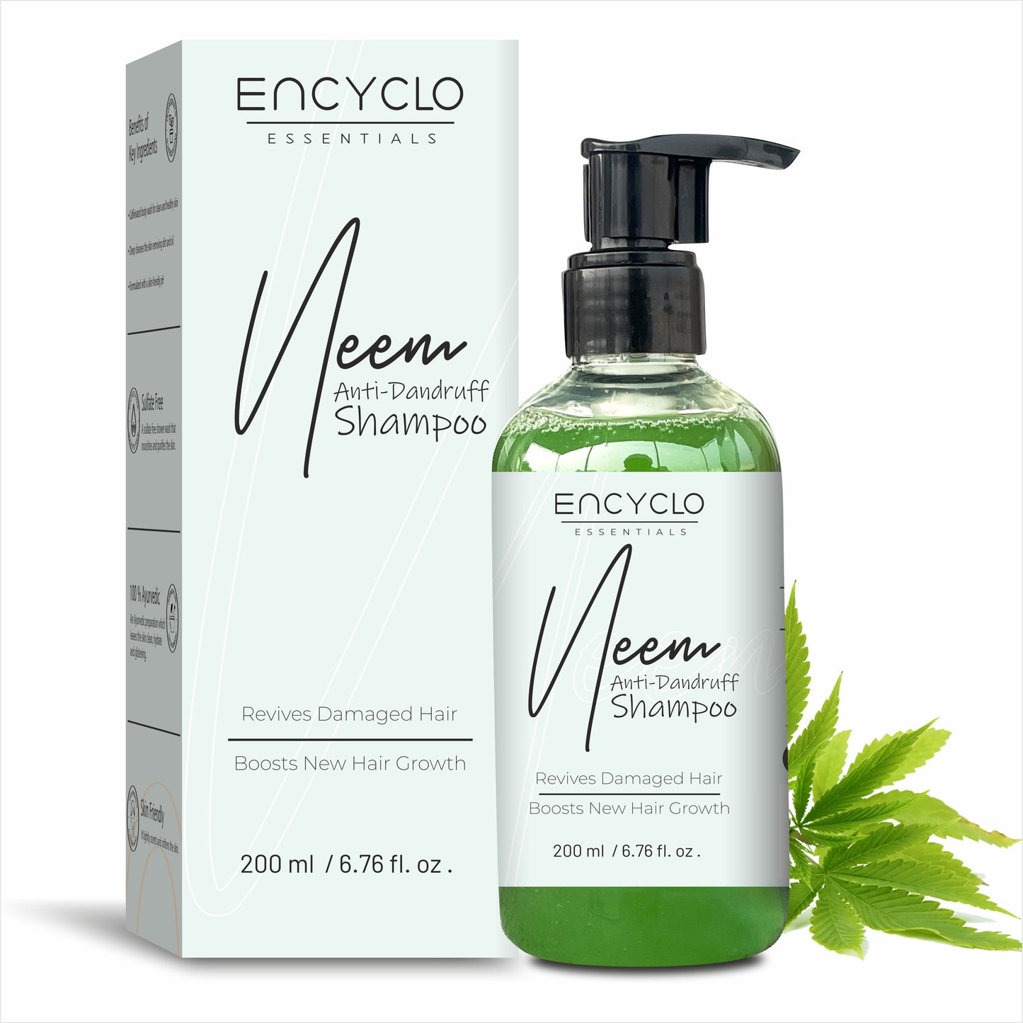 Neem Essentials Combo-Neem Face Wash, Neem Soap And Neem Shampoo