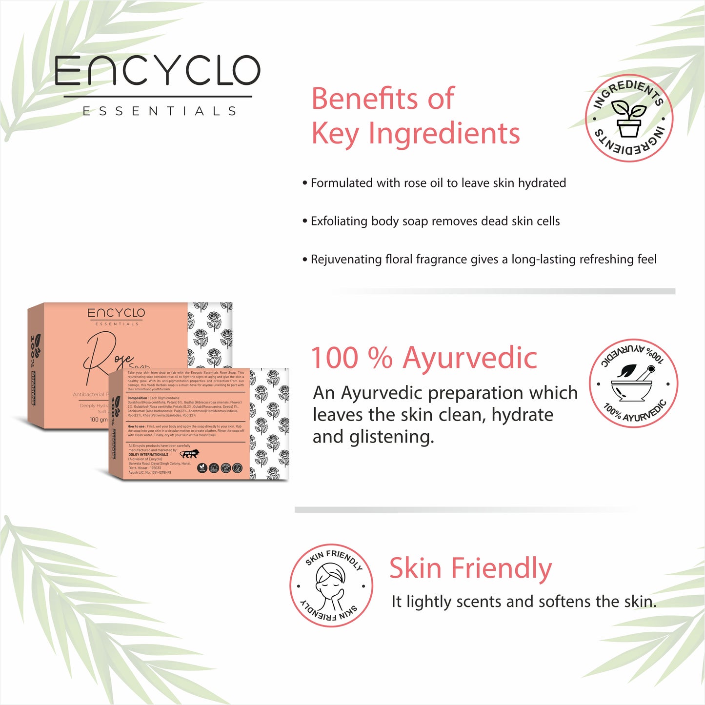 Punch Soap Combo-Aloevera Soap, Rose Soap, Neem Soap, Charcoal Soap And Coffee Soap