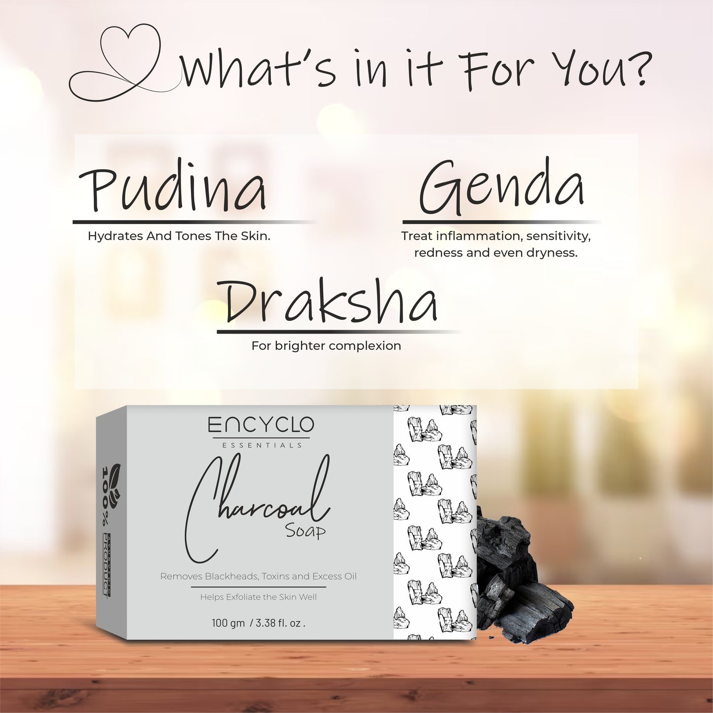 Punch Soap Combo-Aloevera Soap, Rose Soap, Neem Soap, Charcoal Soap And Coffee Soap