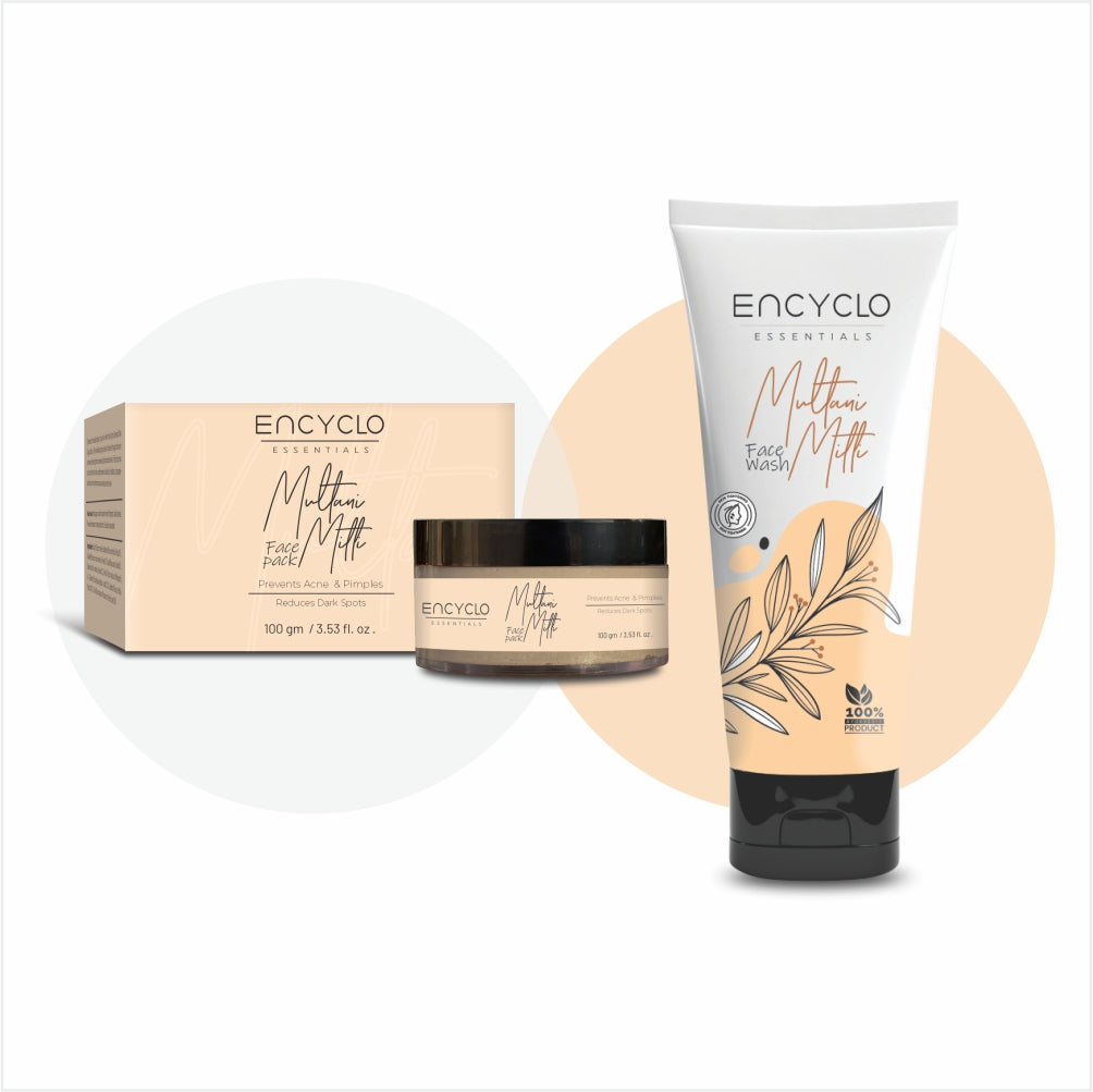Multani-Mitti Combo-Multani Mitti Facewash And Multani Mitti Facepack
