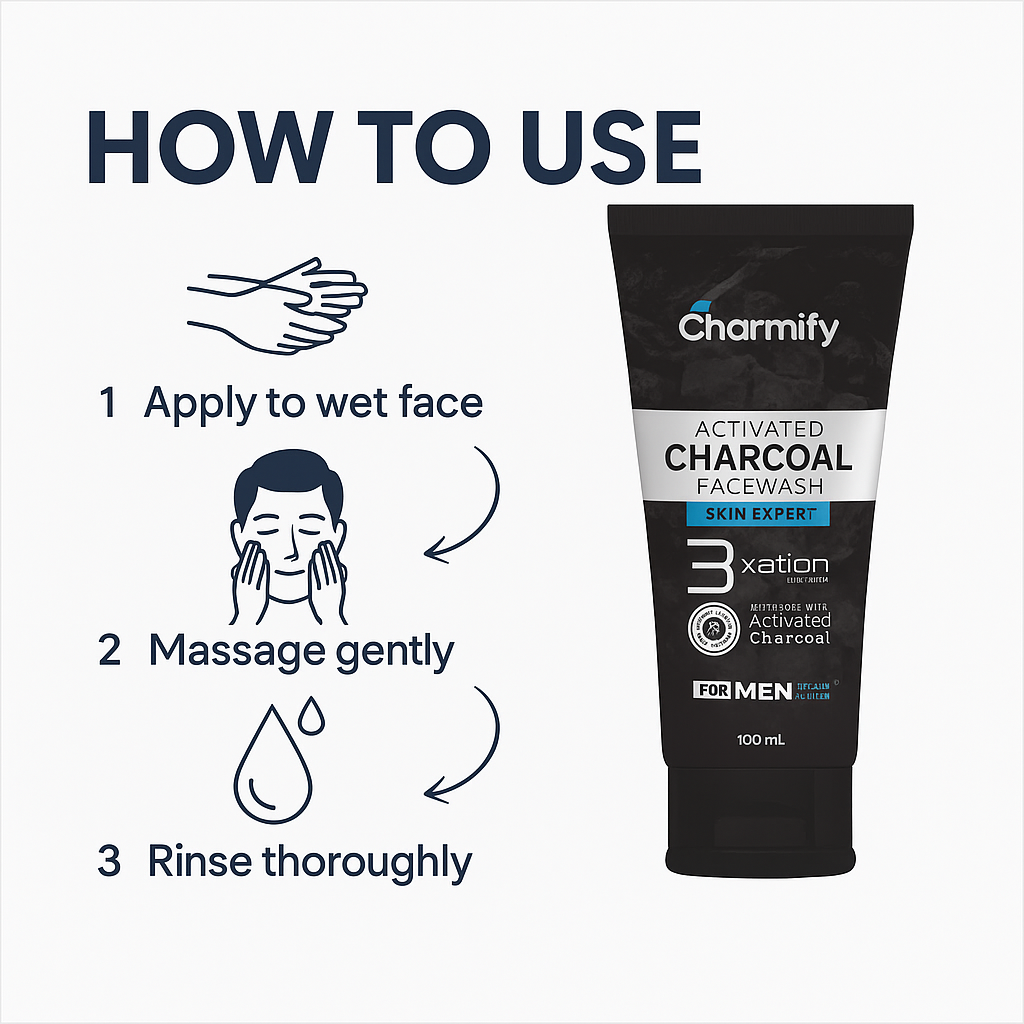 Charcoal Face Wash For Men