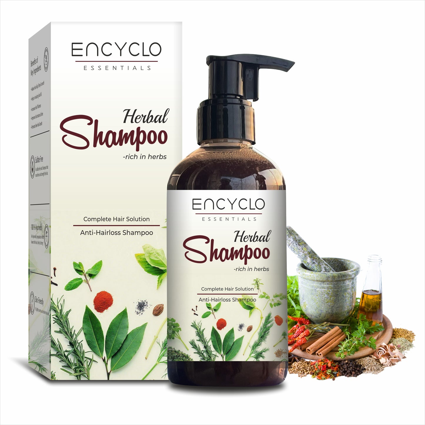 Herbal Hair Combo- Herbal Shampoo And Herbal Oil