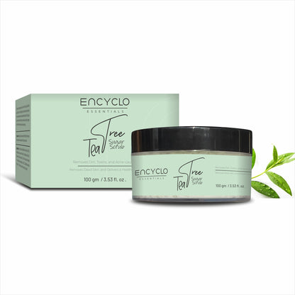 Tea Tree Combo-Tea Tree Facewash And Tea Tree Sugar Scrub