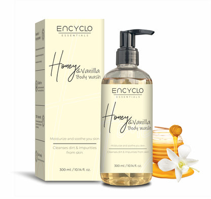 Honeybee Combo-Honey Vanilla Body Wash And Honey Vanilla Body Lotion
