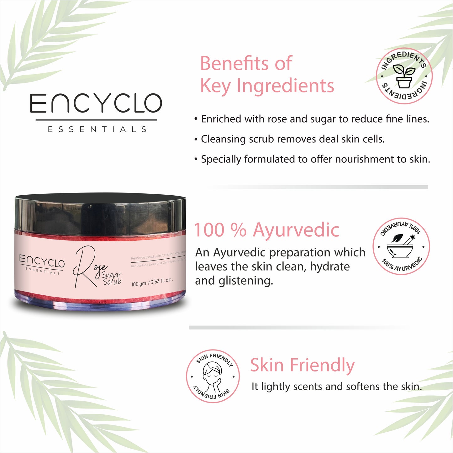 Rose Special Combo-Rose Body Wash, Rose Body Lotion And Rose Sugar Scrub