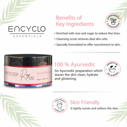 Rose Special Combo-Rose Body Wash, Rose Body Lotion And Rose Sugar Scrub