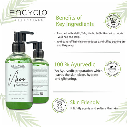 Neem Essentials Combo-Neem Face Wash, Neem Soap And Neem Shampoo