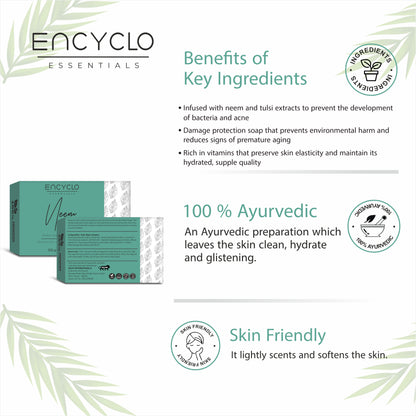 Neem Essentials Combo-Neem Face Wash, Neem Soap And Neem Shampoo