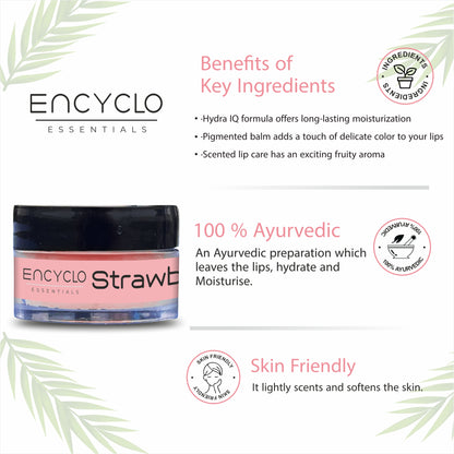 Summer Special Combo-Encyclo SPF 50 Sunscreen, Honey & Ashwagandha Moisturizer And Strawberry Lip Balm