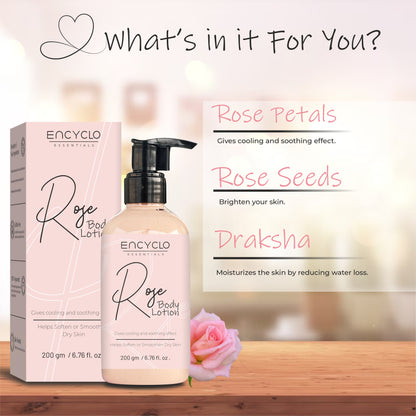 Rose Special Combo-Rose Body Wash, Rose Body Lotion And Rose Sugar Scrub