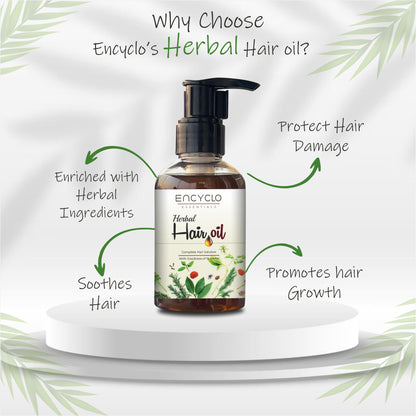 Herbal Hair Combo- Herbal Shampoo And Herbal Oil