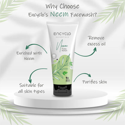 Neem Essentials Combo-Neem Face Wash, Neem Soap And Neem Shampoo
