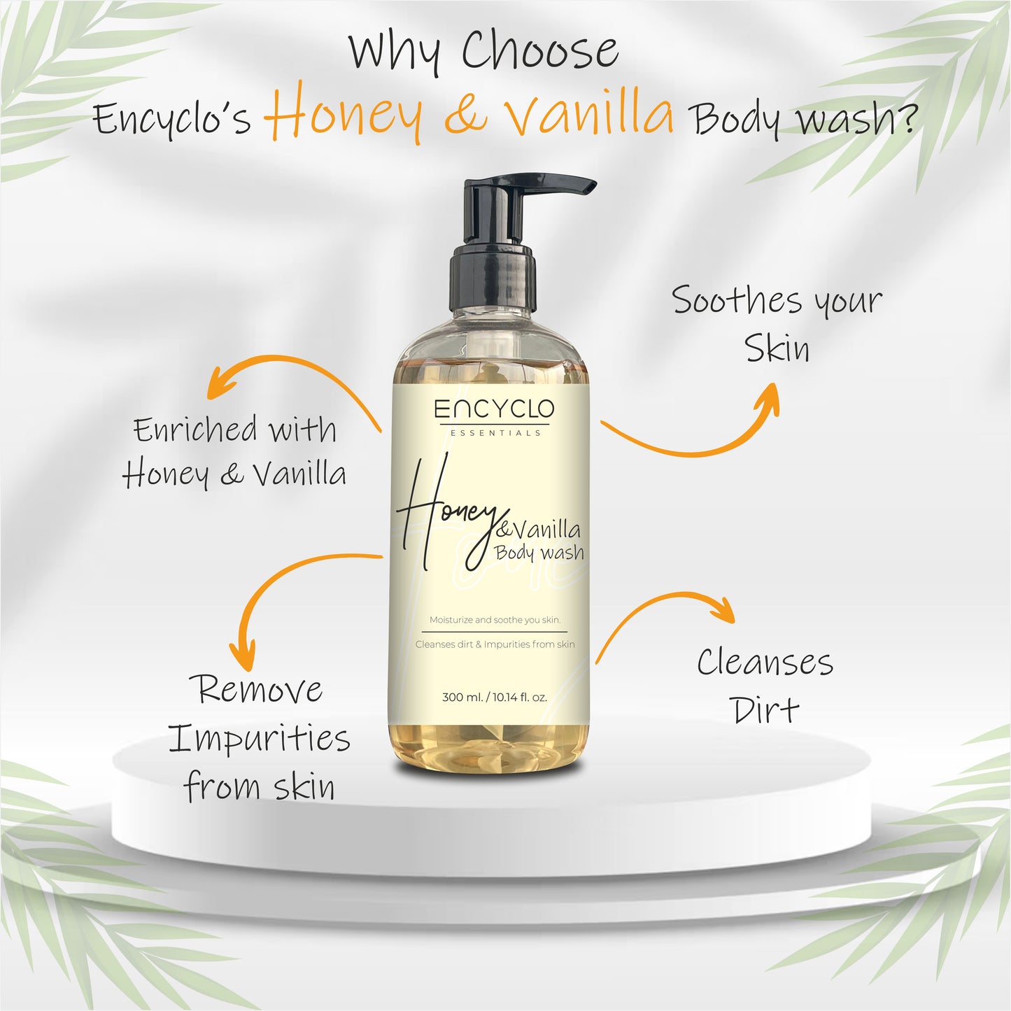 Honeybee Combo-Honey Vanilla Body Wash And Honey Vanilla Body Lotion
